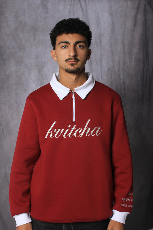 Burghandy polo sweatshirt Men